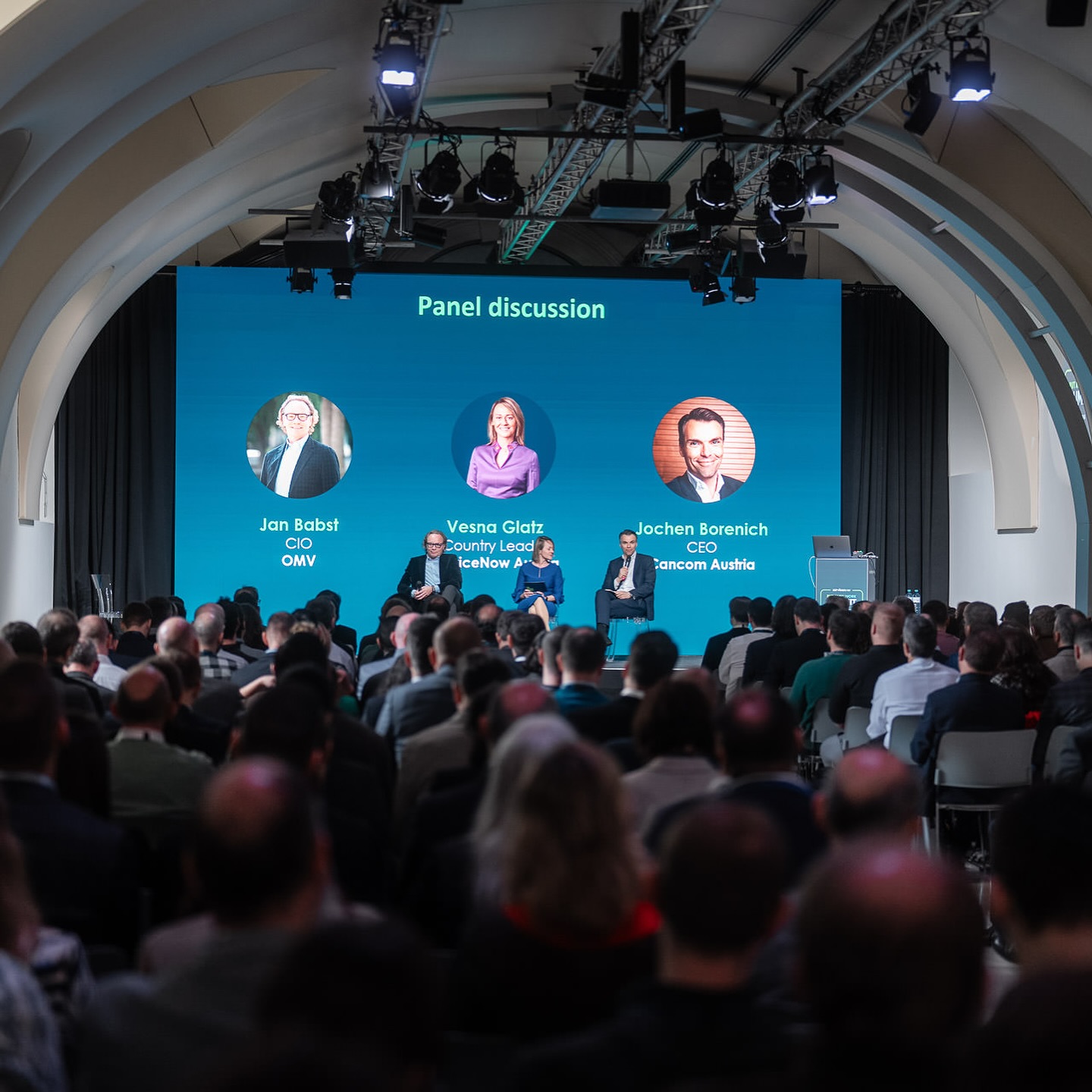 Bühnenprogramm bei einem Kunden-Event